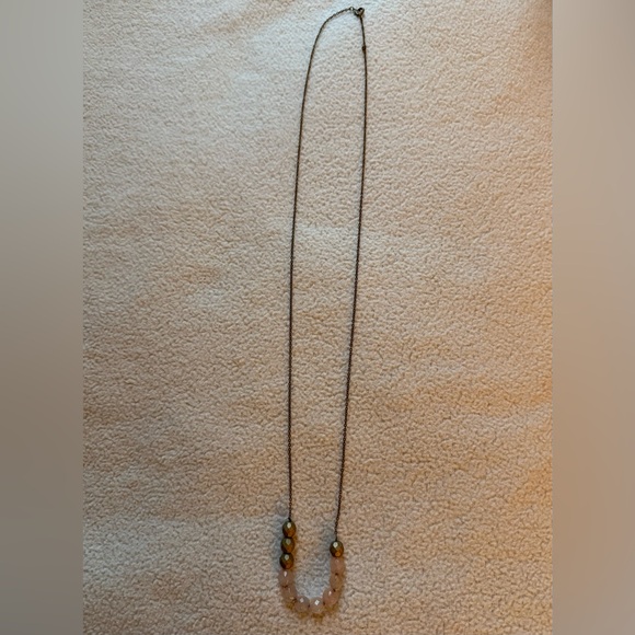 Set of 2 Pastel & Gold Beaded Necklaces - Picture 2 of 5